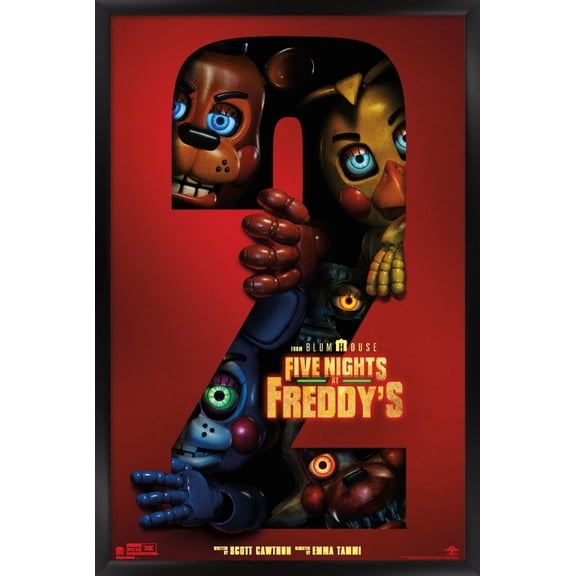 Five Nights at Freddy's Movie 2 (2025) - Withered One Sheet Wall Poster, 22.375" x 34" Framed