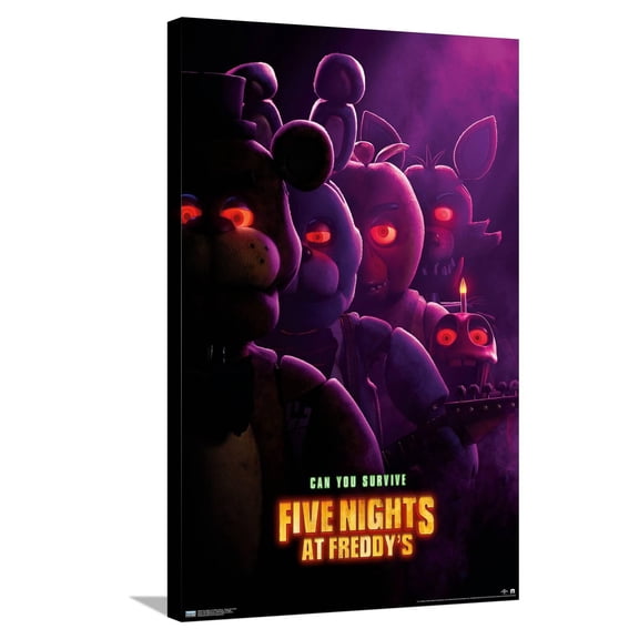 Five Nights at Freddy's Movie - Teaser One Sheet Canvas Wall Poster, 22.375" x 34"