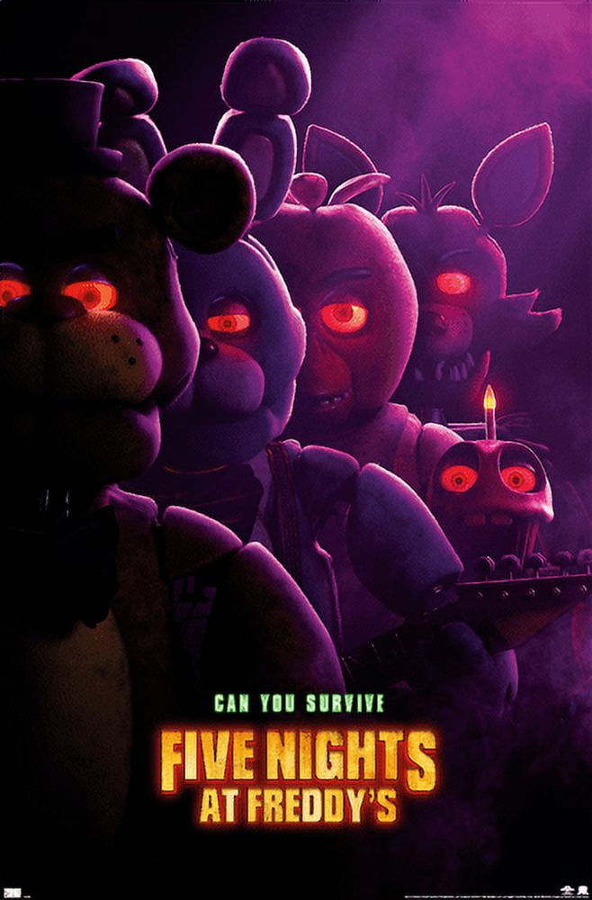 Five Nights at Freddy's Movie - Teaser One Sheet Wall Poster, 22.375" x 34"