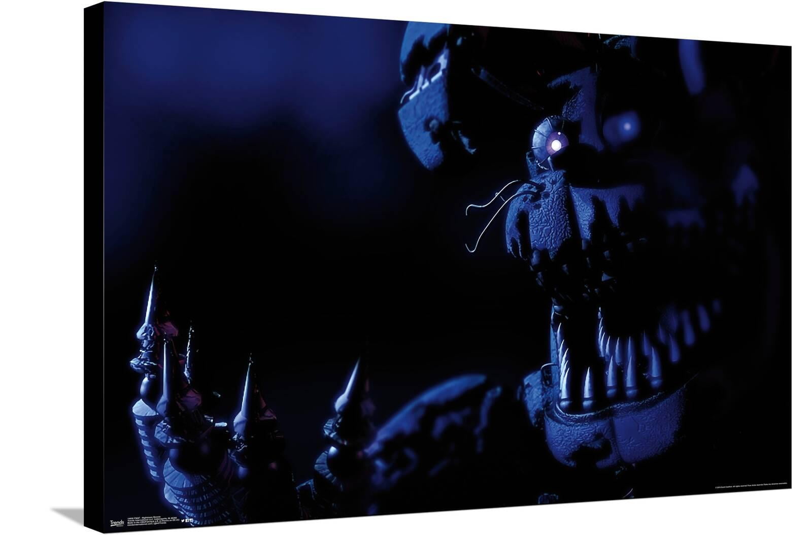 Five Nights at Freddy's - Nightmare Bonnie Canvas Wall Poster, 22.375" x 34"