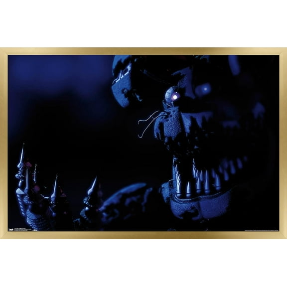 Five Nights at Freddy's - Nightmare Bonnie Wall Poster, 14.725" x 22.375", Framed