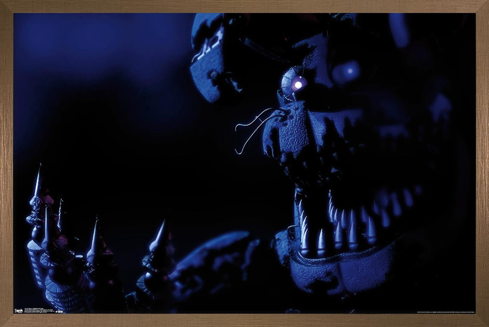 Five Nights at Freddy's - Nightmare Bonnie Wall Poster, 22.375" x 34", Framed
