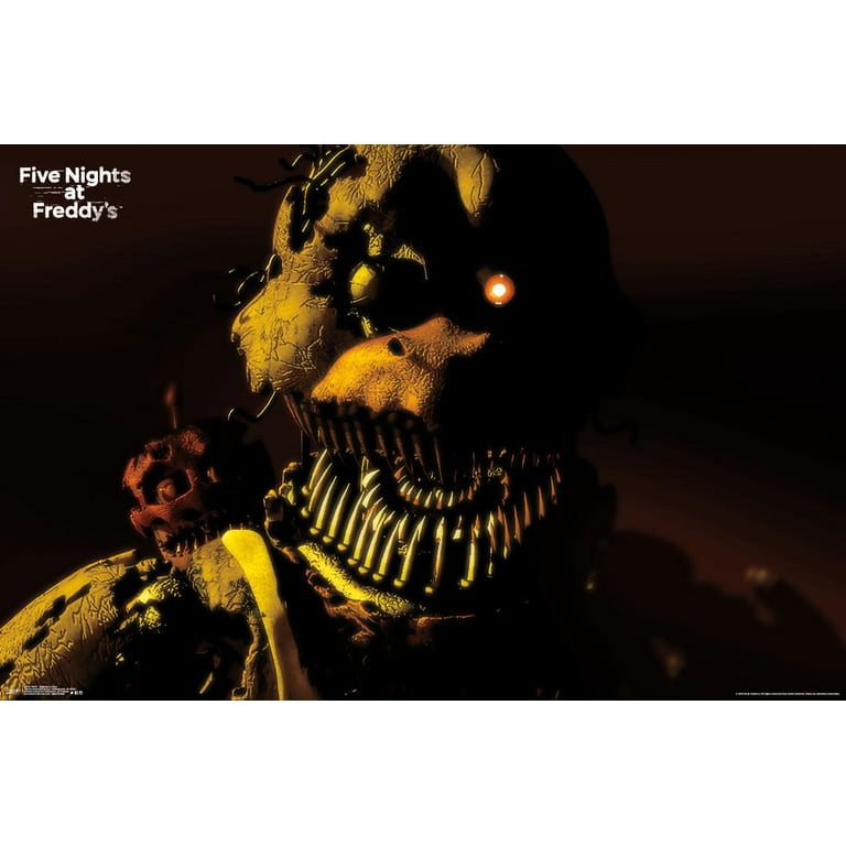 Trends International Five Nights at Freddy's Movie - Teaser One Sheet  Unframed Wall Poster Print White Mounts Bundle 22.375 x 34