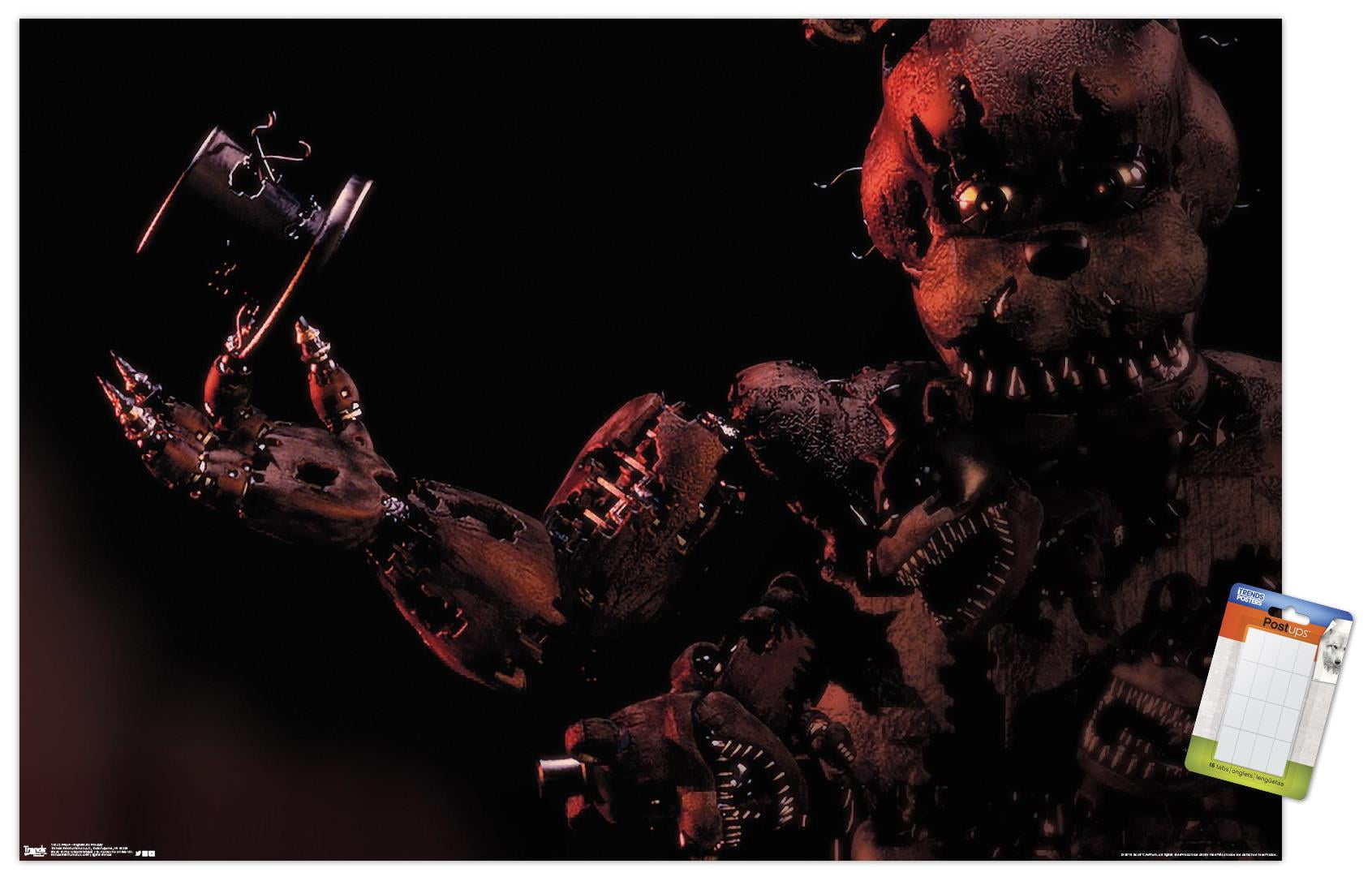 Five Nights at Freddy's - Nightmare Freddy Wall Poster, 14.725" x 22.375"