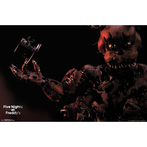 Five Nights at Freddy's - Nightmare Freddy Wall Poster, 22.375" x 34"