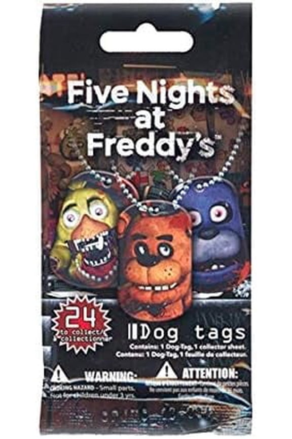 Officially Licensed Dog Tags Necklace Mystery Pack Contains 1 Random Dog Tag Necklace