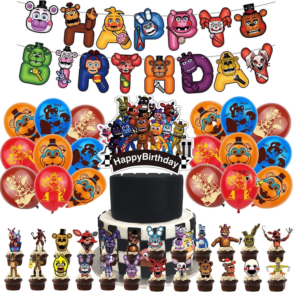 Five Nights at Freddy's Party Decorations Freddy's Birthday Balloons ...