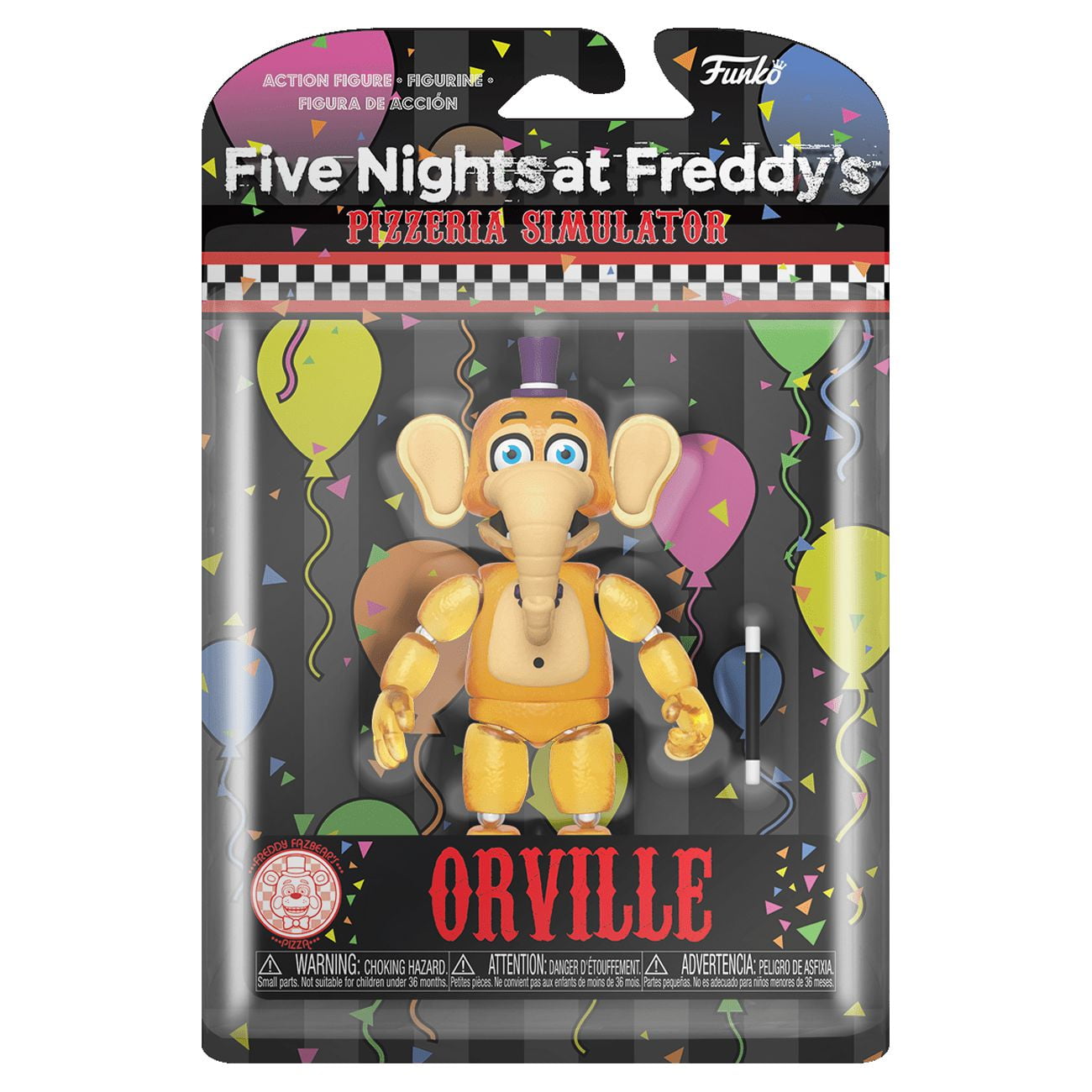 Inspired by FNAF Pizzeria Simulator (Set of 6 pcs), Tall 5-6 inches,  Animatronics Toys [Rockstar Foxy, Pigpatch, Orville Elephant, El Chip,  Scrap Baby]: Buy Online at Best Price in UAE 
