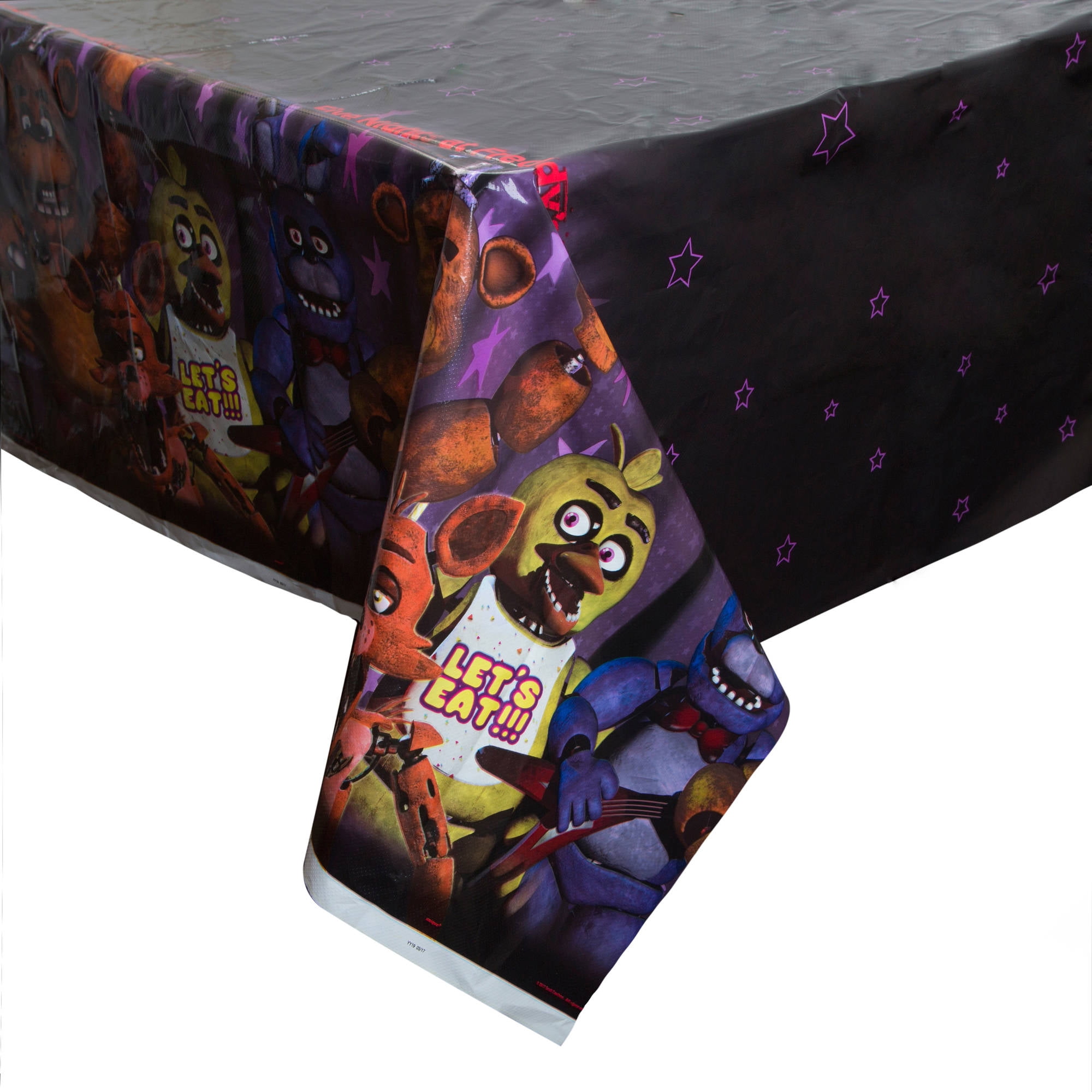 41pcs Five Nights at Freddy's Party Supplies ,Include 20 Plates, 20 Napkin  and 1pcs Tablecloth,Used for Birthday Party Decoration : : Toys