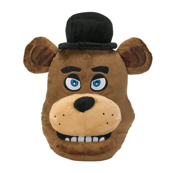 Five Nights at Freddy's Plush Pillow, 16 x 18, Kids Character Pillow Buddy, Freddy Fazbear