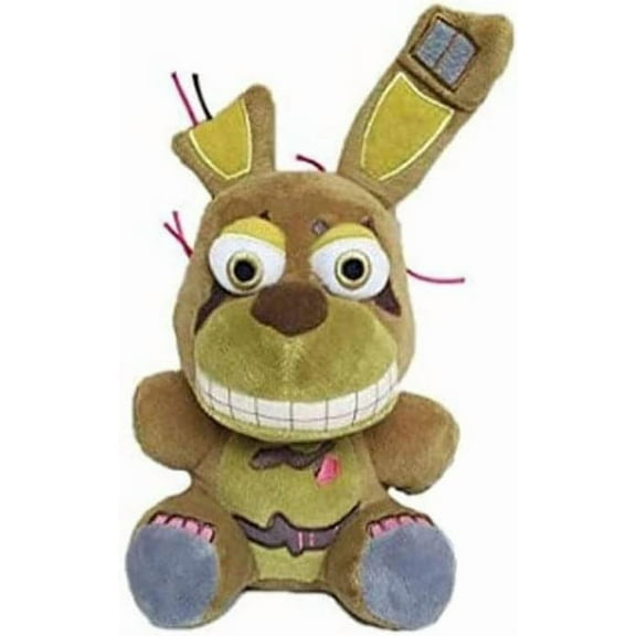 Five Nights at Freddy's Plush, Springtrap Plush Toys Five Nights at Freddys Plush Stuffed Animal Dolls Fan Made Plushies for Boys Girls Plush Gifts
