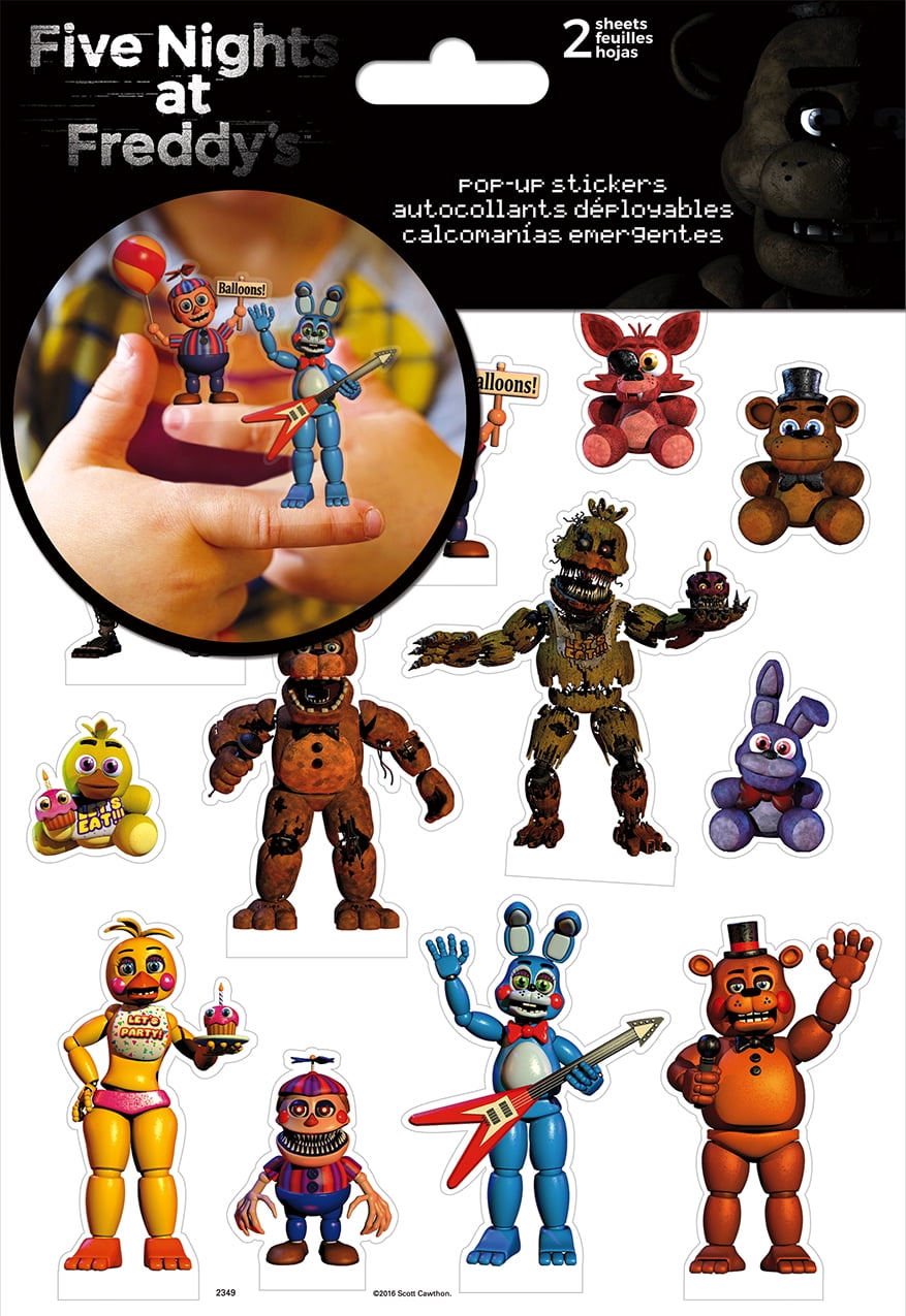 Five Nights at Freddy's 2 Sticker for Sale by art of AJA