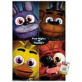 thumbnail image 1 of Five Nights at Freddy's - Quad Wall Poster with Push Pins, 22.375" x 34", 1 of 3
