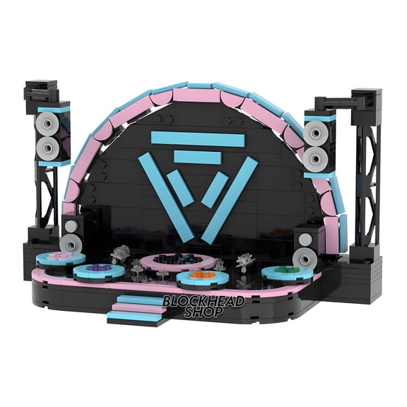 Five Nights at Freddy's: Security Breach Glamrock Stage Building Block 395 Piece MOC Set