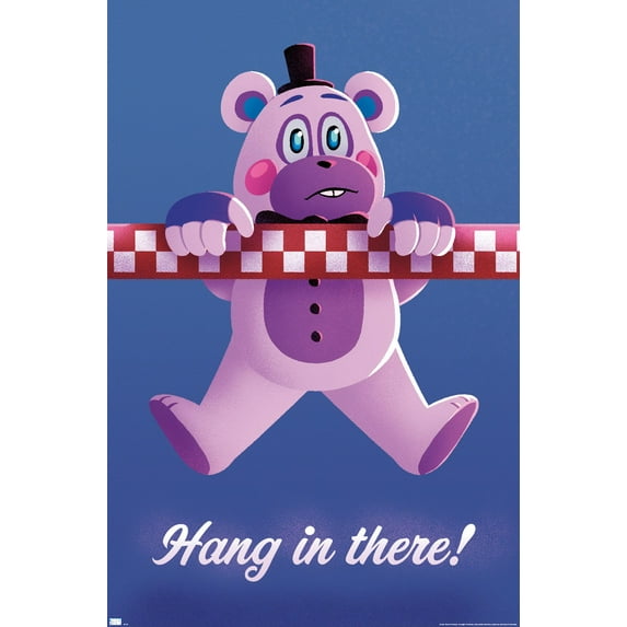 Five Nights at Freddy's: Security Breach - Hang In There Wall Poster, 14.725" x 22.375"