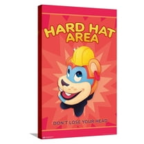 Five Nights at Freddy's: Security Breach - Hard Hat Canvas Wall Poster, 14.725" x 22.375"