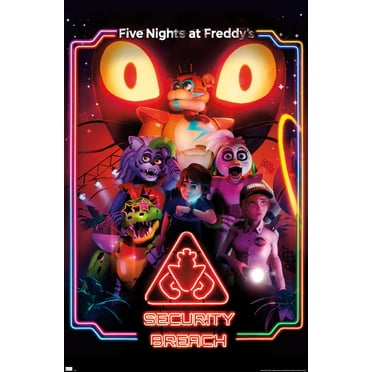 Five Nights at Freddy's: Security Breach - Key Art Wall Poster, 22.375" x 34"