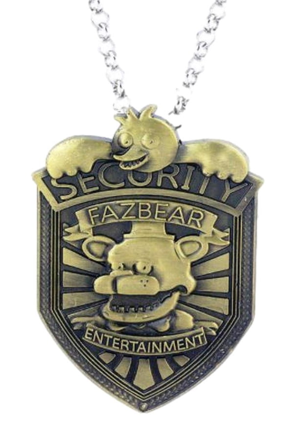Five Nights at Freddy's Security Metal Pendant Necklace