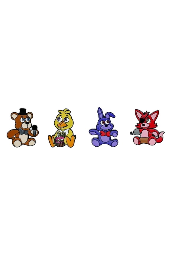 Five Nights at Freddy's Set of 4 Character Enamel Metal Pins