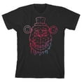 thumbnail image 1 of Five Nights at Freddy's Shadow Freddy Boy's Black T-shirt-S, 1 of 4