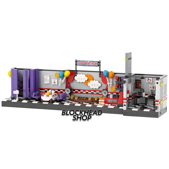 Five Nights at Freddy's Show Stage Building Block MOC 1338 Piece Set