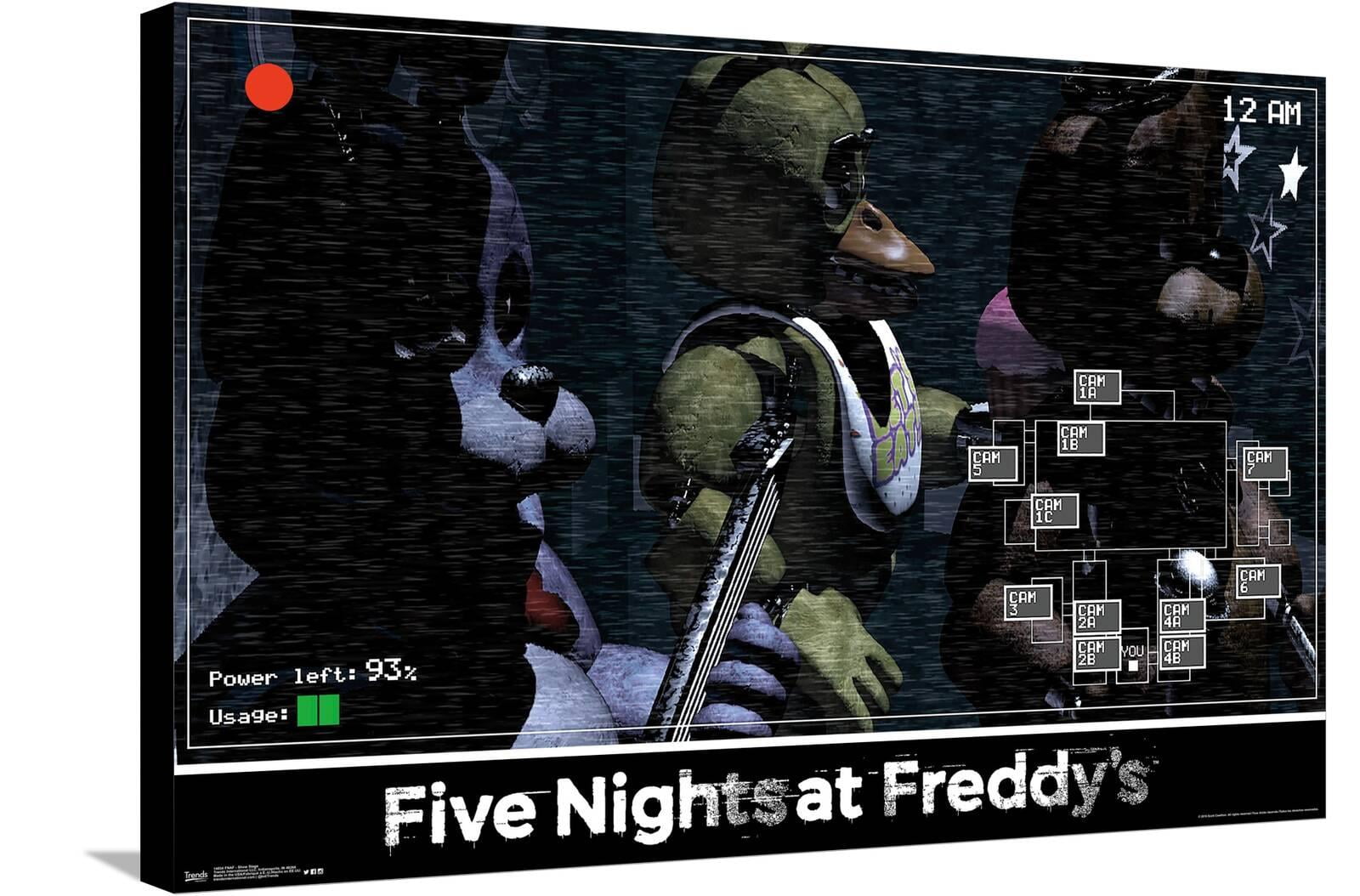 Five Nights at Freddy's - Show Stage Canvas Wall Poster, 22.375" x 34"