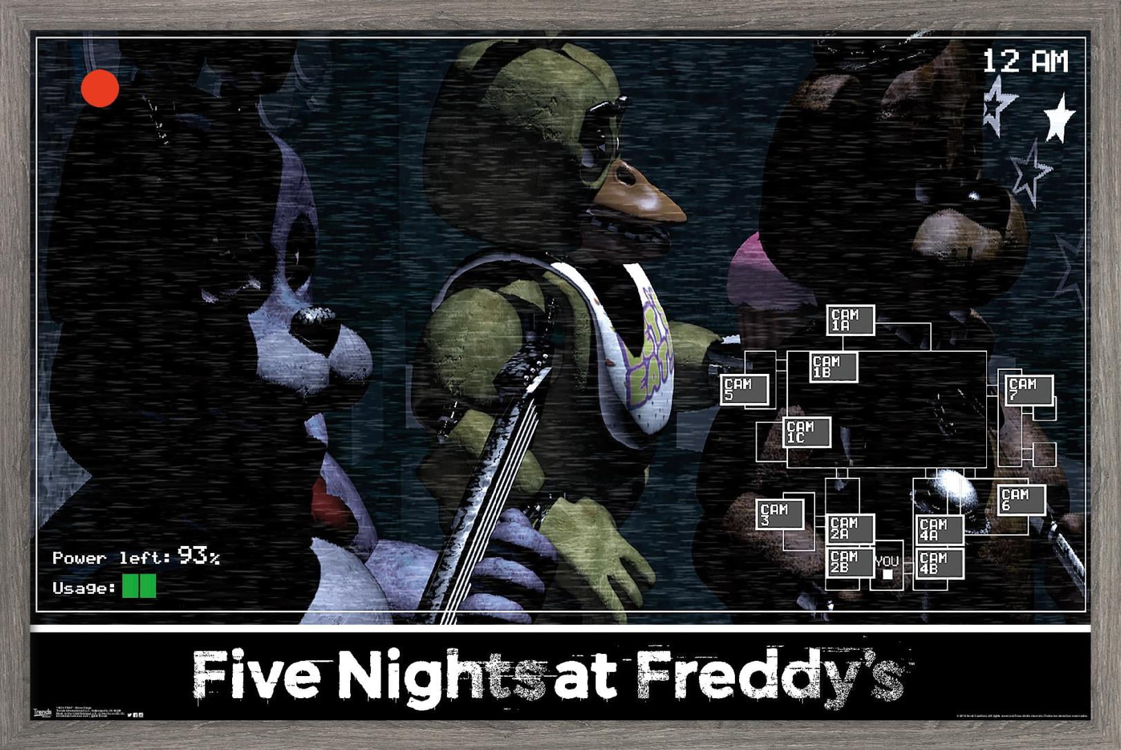 Five Nights at Freddy's - Show Stage Wall Poster, 22.375" x 34", Framed