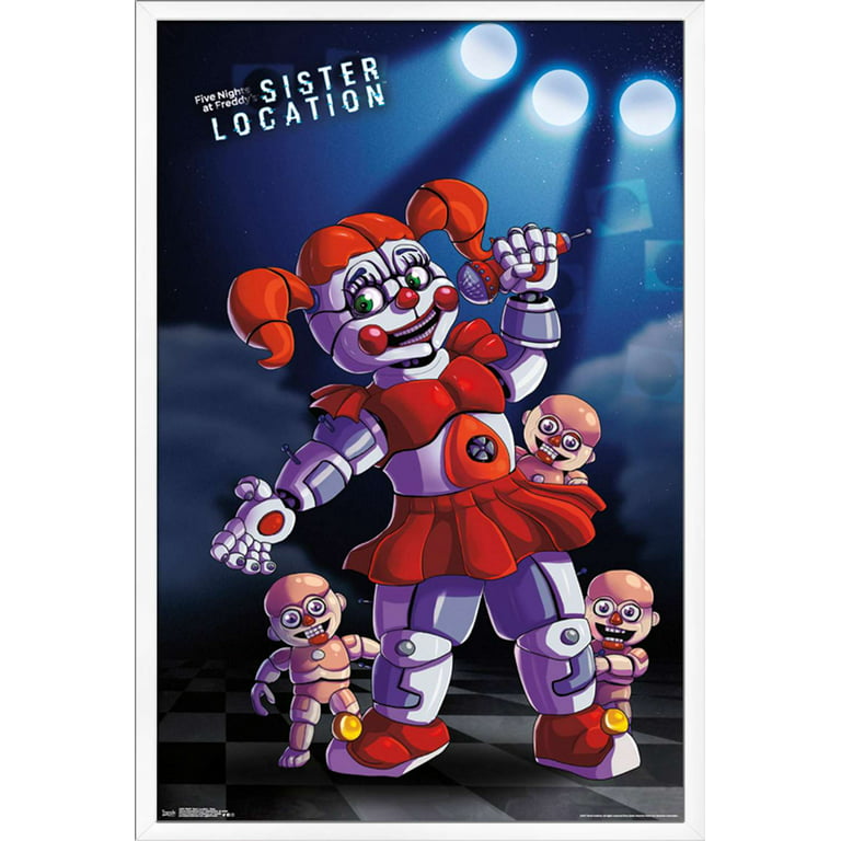 FIVE NIGHTS AT FREDDY'S POSTER - High Quality Poster Large Print - FNAF