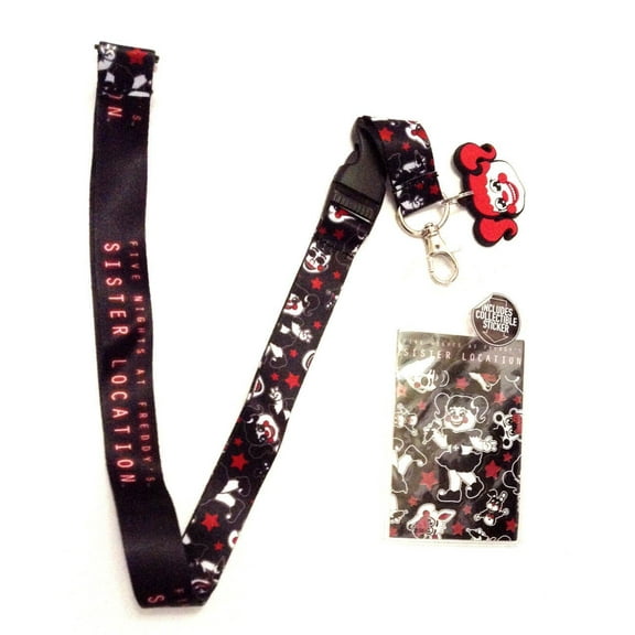 Five Nights at Freddy's Sister Location ID Badge Holder Lanyard