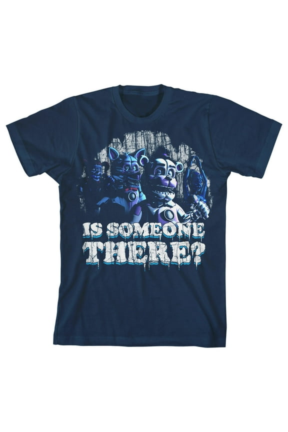 Sister Location Is Someone There Boy's Navy T-shirt-XS