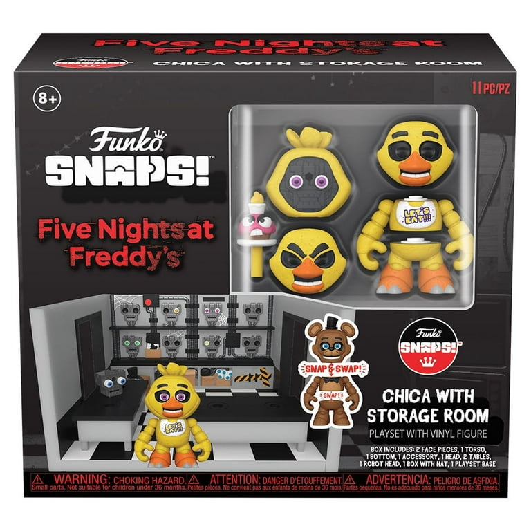 FIVESTAR TOY×arktz×SnapTapNSC サンシャイン Funko Five Nights at Freddy's Snap Playset, Storage Room
