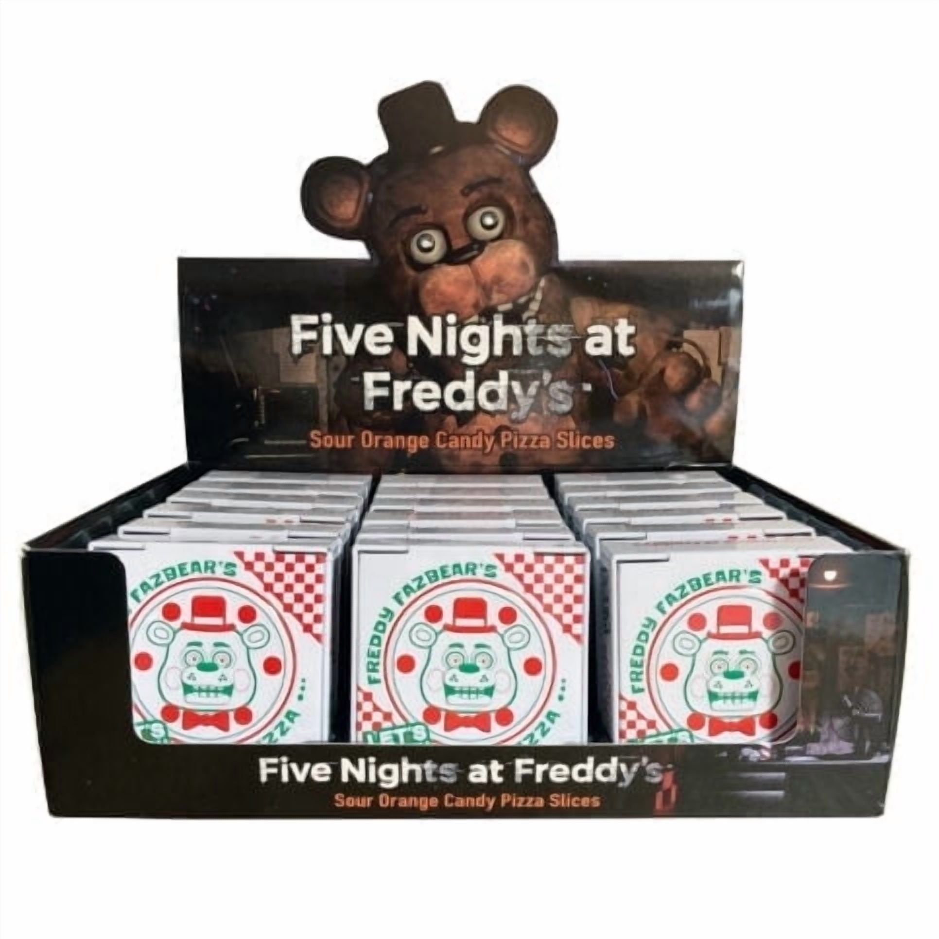 Five Nights at Freddy's Sour Orange Candy Pizza Slices, 9 Ounce
