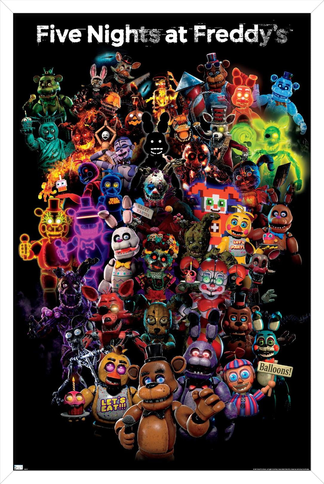 Poster Five Nights At Freddys - Group, Wall Art, Gifts & Merchandise