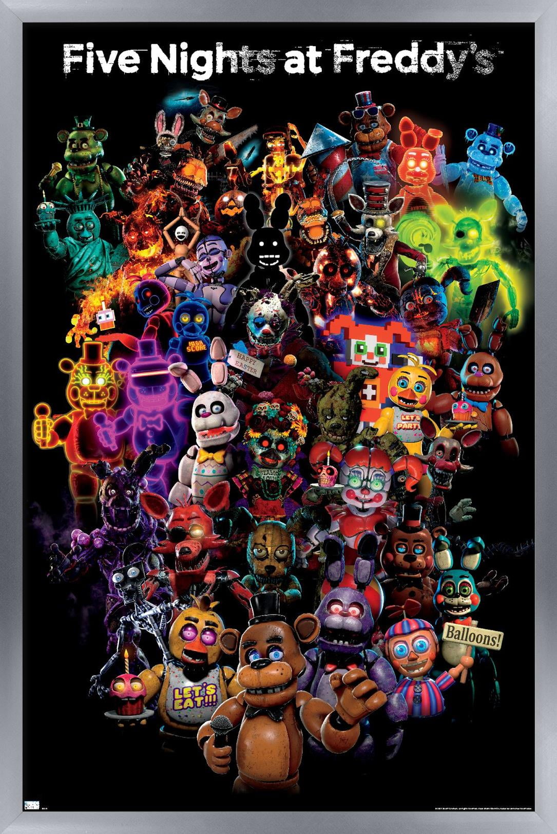 Five Nights at Freddy's: Special Delivery - Collage Wall Poster