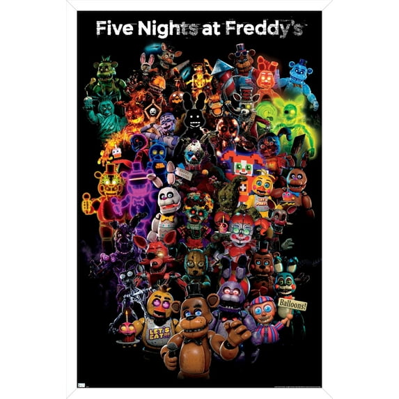 Five Nights at Freddy's: Special Delivery - Collage Wall Poster, 22.375" x 34", Framed