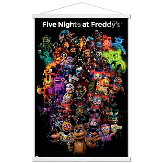 Five Nights at Freddy's: Special Delivery - Collage Wall Poster with Magnetic Frame, 22.375" x 34"