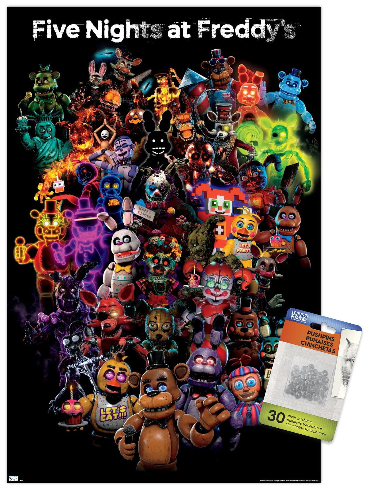 Five Nights at Freddy's: Special Delivery - Collage Wall Poster