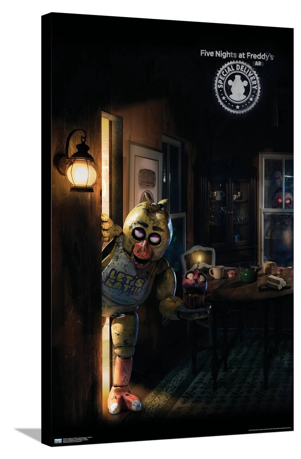 Five Nights at Freddy's: Special Delivery - Triptych 1 Canvas Wall Poster, 22.375" x 34"