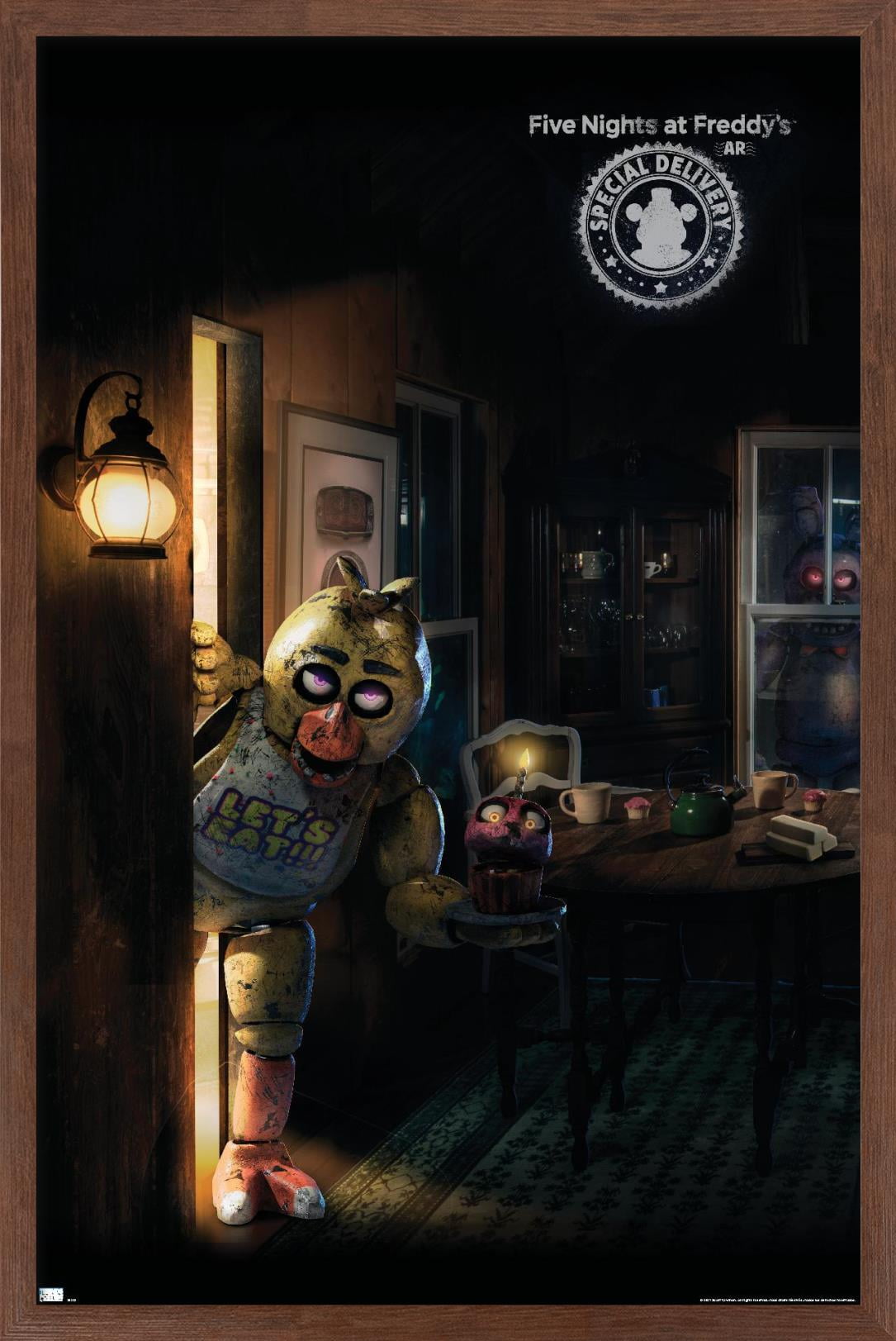 Fnaf Nightmarefnaf Canvas Art Print - Horror Game Wall Decor