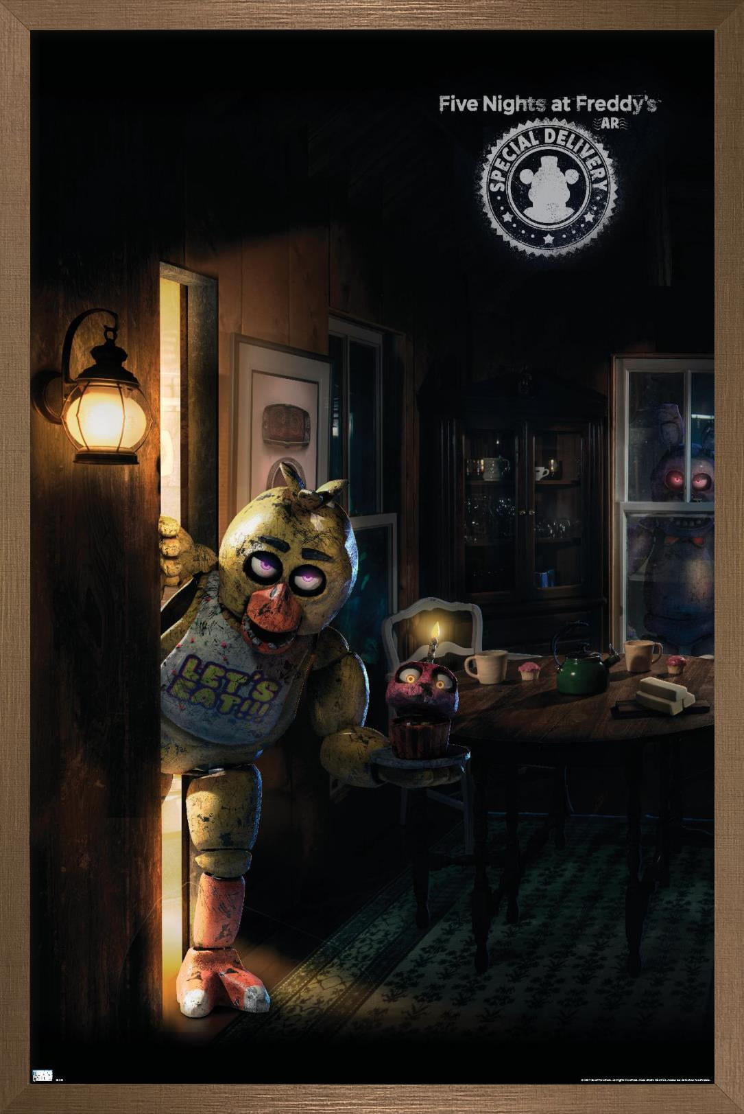 Five Nights at Freddy's: Special Delivery - Triptych 1 Wall Poster, 14.725" x 22.375", Framed