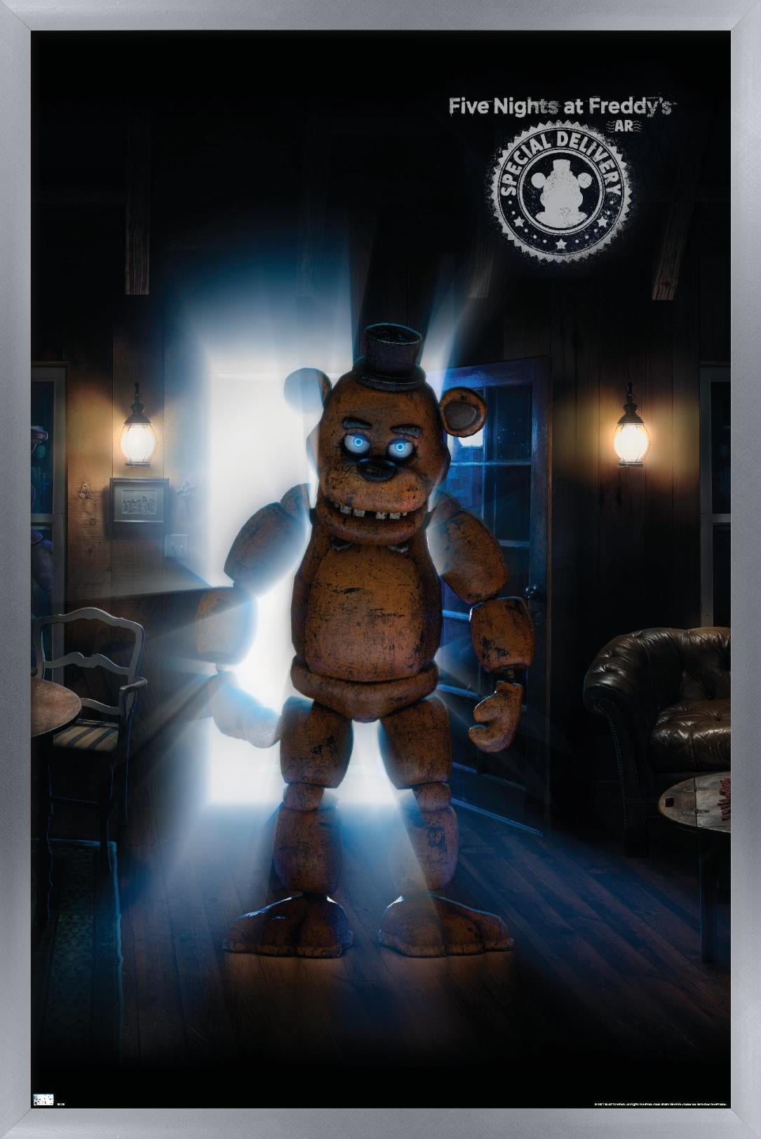  Trends International Five Nights at Freddy's: Security Breach -  Group Wall Poster, 22.375 x 34, Silver Framed Version : Home & Kitchen