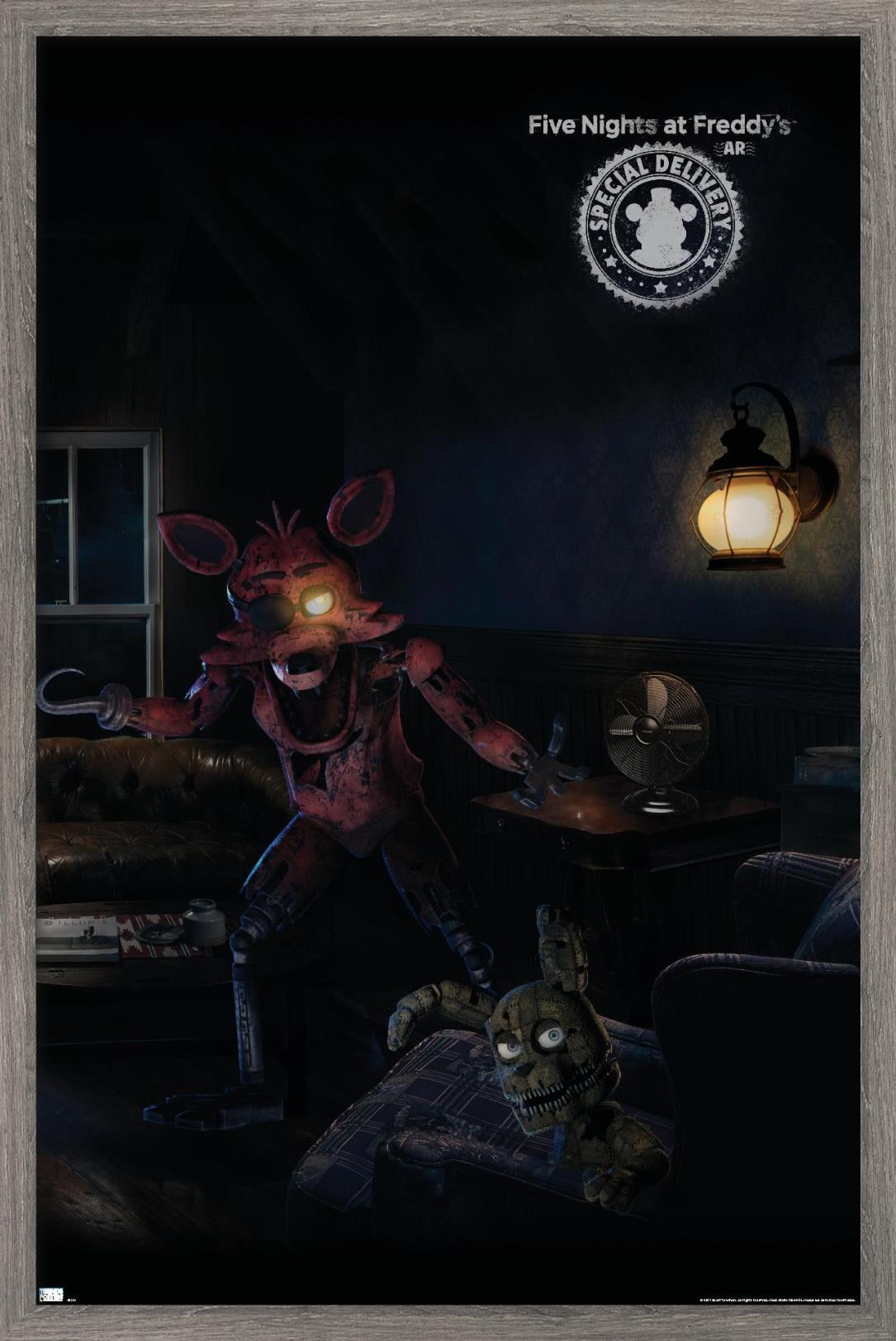 Five Nights at Freddy's: Special Delivery - Triptych 3 Wall Poster, 14.725" x 22.375", Framed
