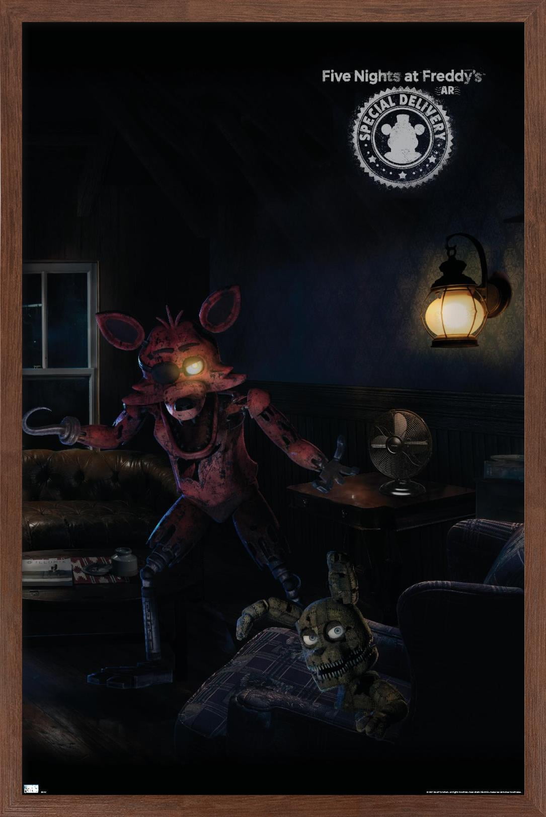 Five Nights at Freddy's: Special Delivery - Triptych 3 Wall Poster, 14.725" x 22.375", Framed