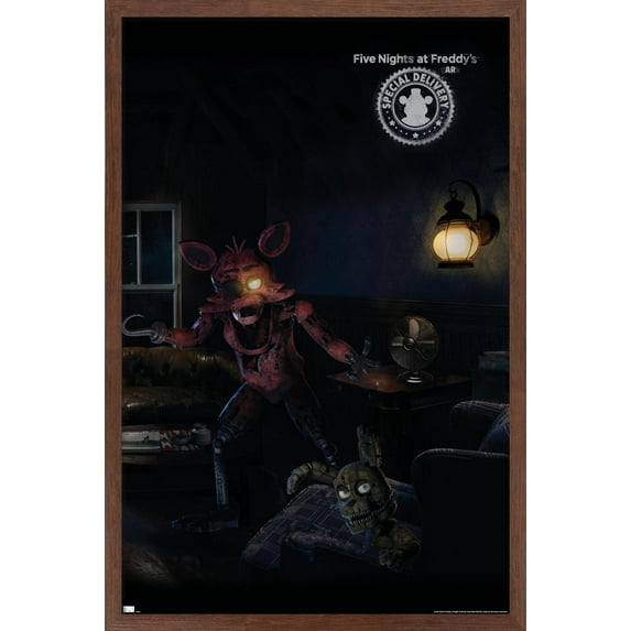 Five Nights at Freddy's: Special Delivery - Triptych 3 Wall Poster, 14.725" x 22.375", Framed