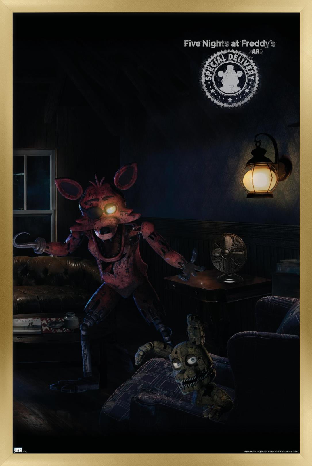 Five Nights at Freddy's: Special Delivery - Triptych 3 Wall Poster, 14.725" x 22.375", Framed