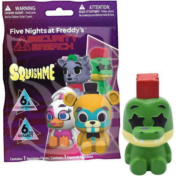 Five Nights at Freddy's Squishme Security Breach Mystery Pack (1 RANDOM Foam Figure)