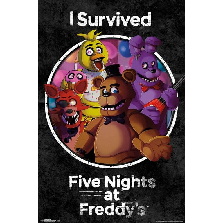 Five Nights at Freddy's - Survived Laminated Poster Print (22 x 34