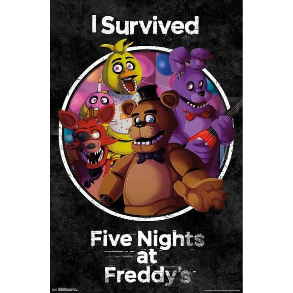 Five Nights at Freddy's - Survived Poster Print (22 x 34)