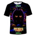 thumbnail image 1 of Five Nights at Freddy's Tee Unisex Fashion Halloween Cartoon Crewneck Short Sleeve T-shirt, 1 of 3