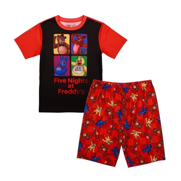 Five Nights at Freddy's Youth 2-Piece Short-Sleeve Pajama Set-4